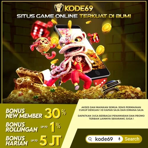 KODE69 - Link Login Situs Game Slot Resmi Terlengkap Mudah Menang Scatter Hitam Terbaik